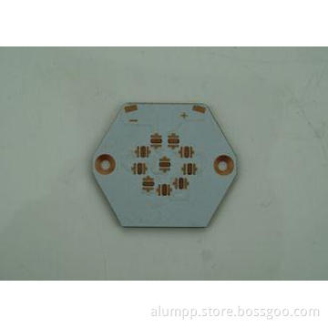 Cup Head Hole Metal Core PCB Counterbore for Spotlight , si